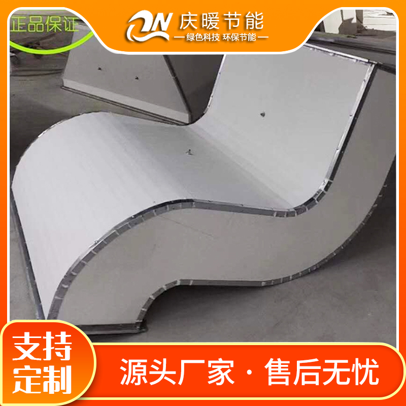 Fire resistance limit of smoke exhaust duct, prefabricated smoke exhaust composite duct, magnesium crystal steel surface pipeline