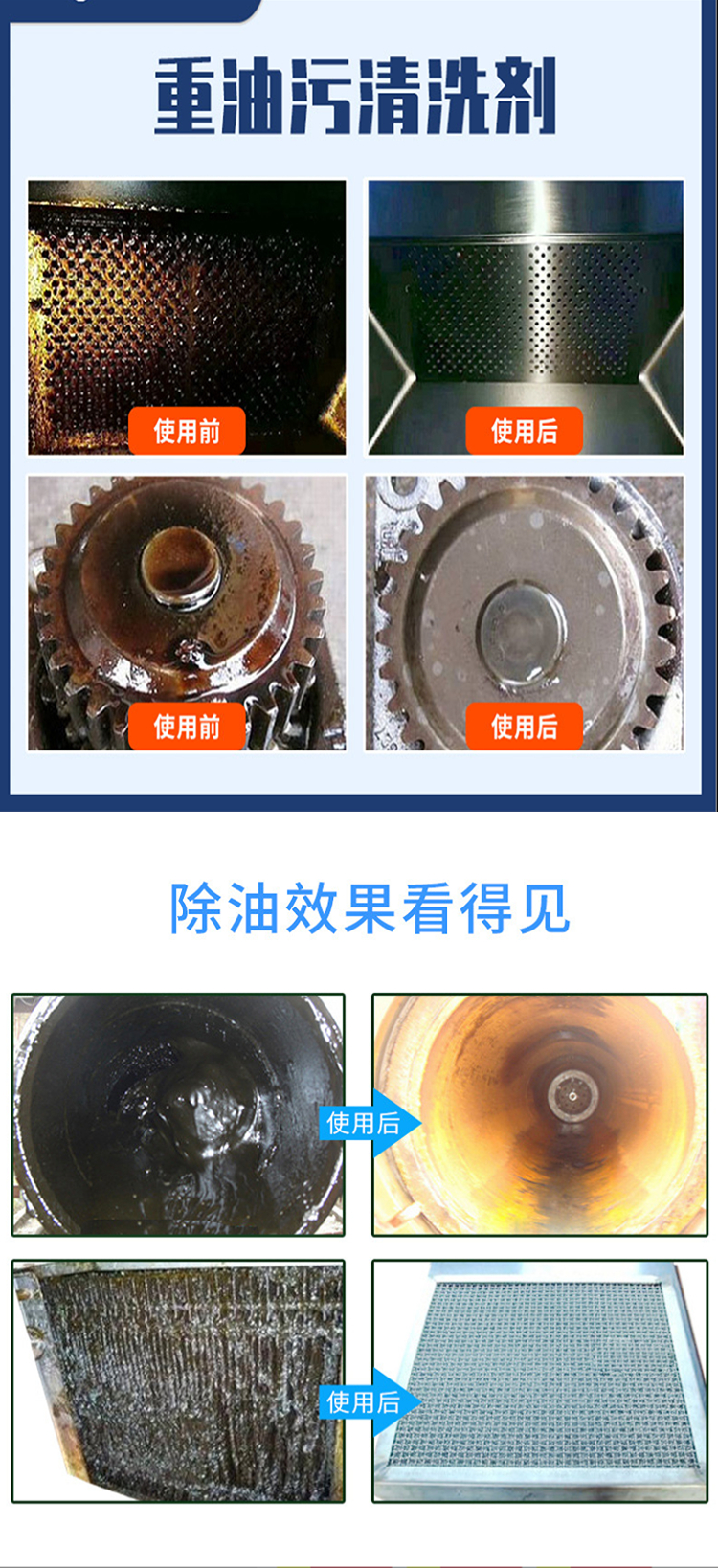 Oil sludge cleaning agent Heavy oil stain remover Heat transfer oil boiler oil stain remover