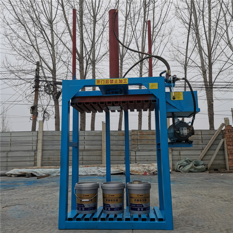 Single cylinder 20 ton small hydraulic baler corn husk bundling machine bottom plate reinforcement grass pressing compressor