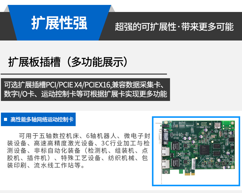 Yanling 6th/7th/8th/9th generation PCIE multi expansion slot fanless data acquisition industrial camera visual industrial control computer