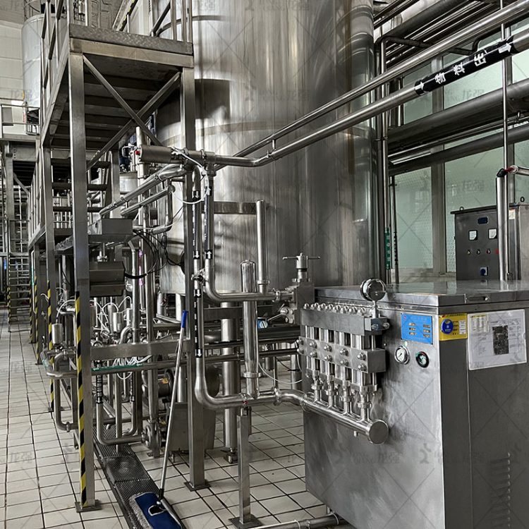 龙强乳制品加工设备 45kW功率 框式搅拌蒸汽加热 半自动控制 质保一年