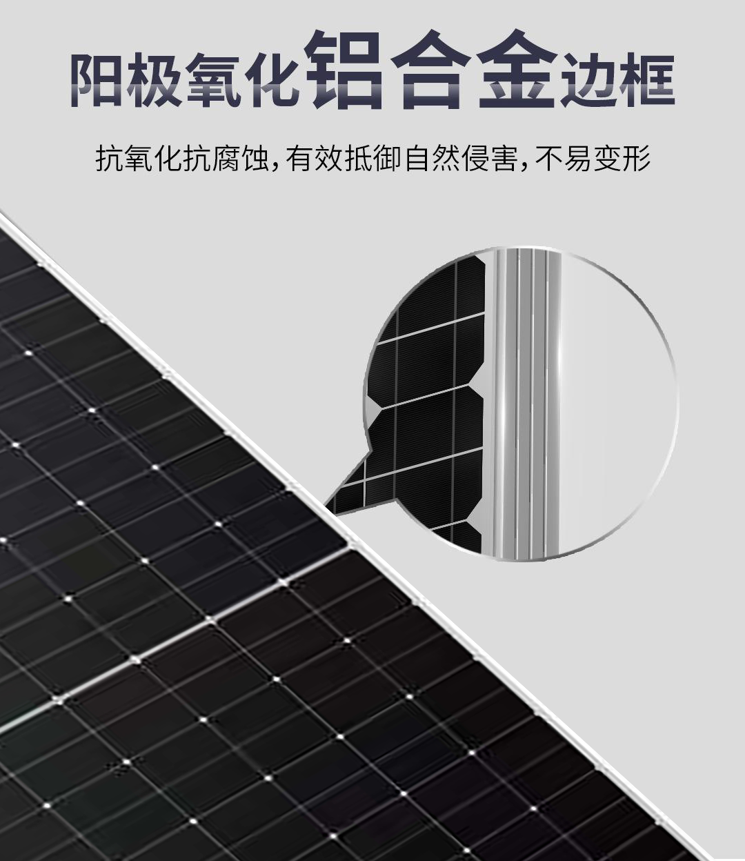 Conventional Half Piece 560W565W Single Crystal Solar Panel Longji 182 Cell A-Class Photovoltaic Panel Module