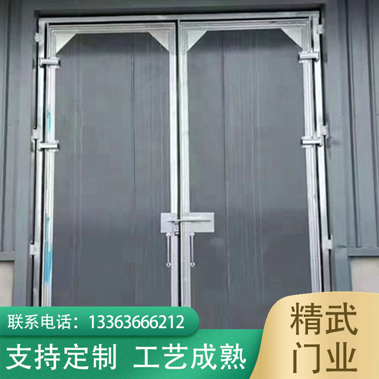 Workshop electric swing door, swing industrial door, electric industrial sliding door, polyurethane insulation