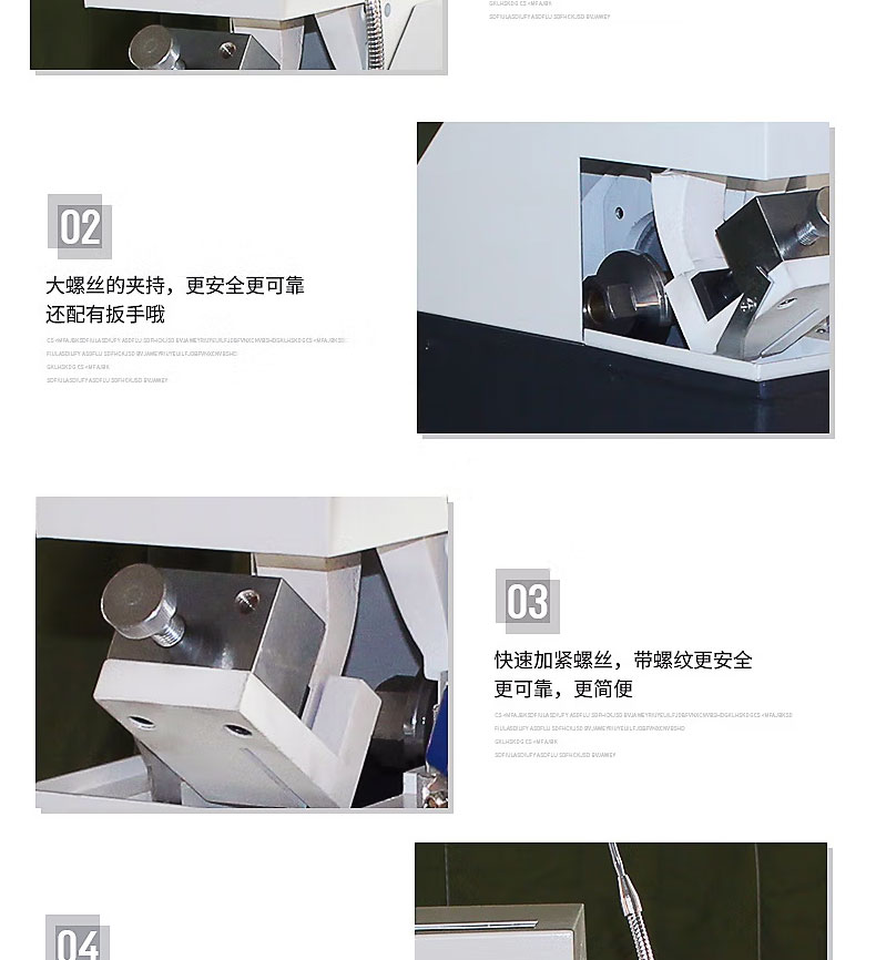 Square and circular cutting machines suitable for various types and sizes of metallographic samples