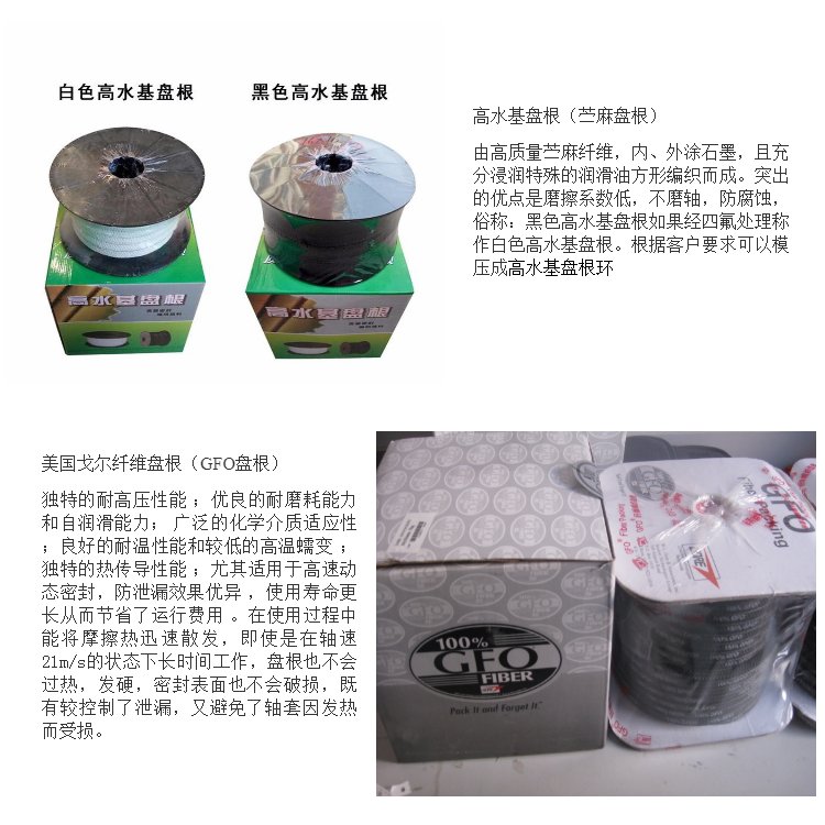 Haozheng sealing material 10mm aramid fiber packing plunger pump with sufficient supply of goods