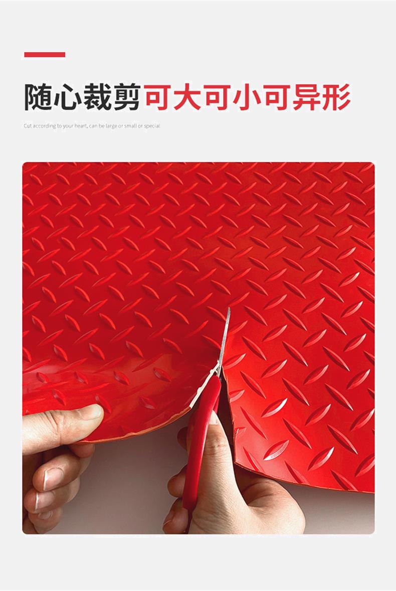 Coco anti-skid mat PVC rubber factory workshop industrial plastic floor mat kitchen mat roll board