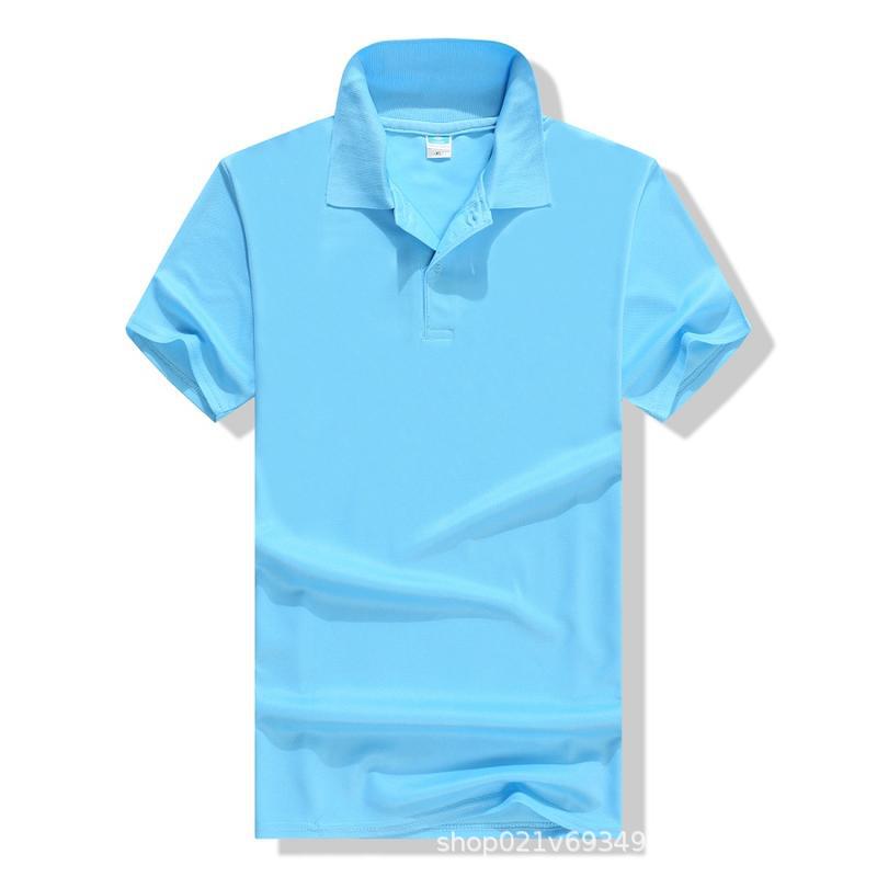 Polo shirt with rolled collar and short sleeves, customized advertising shirt, work shirt, T-shirt, activity and party wear, corporate culture shirt, logo printing