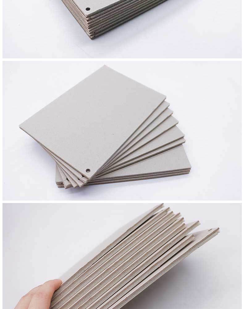 Supply 2mm double gray cardboard with sponge board packaging for shockproof printable certificate cover lined with sponge paper