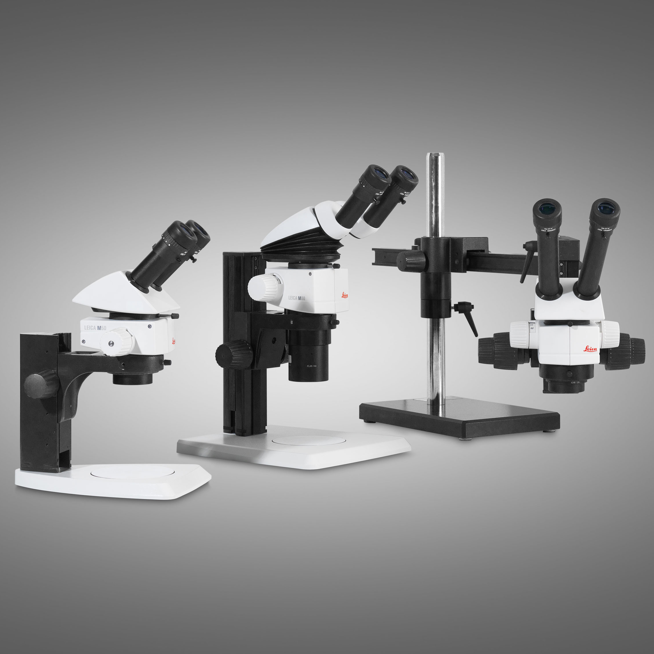 Leica body microscope S9D 80x continuous focusing function can be connected to the imaging system