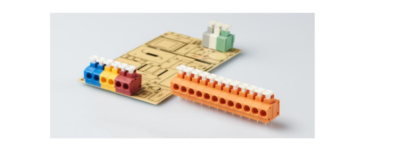 HEAVY POWER Gold Pen PCB Spring Printed Circuit Board Type Terminal Block 235 250