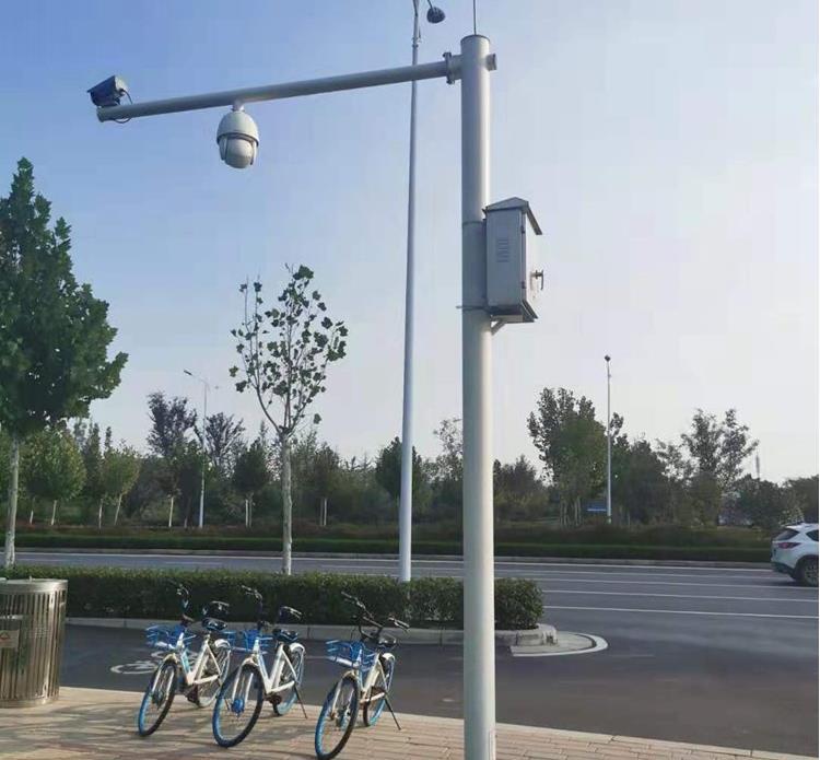 Lu Shi Lighting Traffic Monitoring Pole Manufacturer's 20 meter octagonal electronic monitoring pole