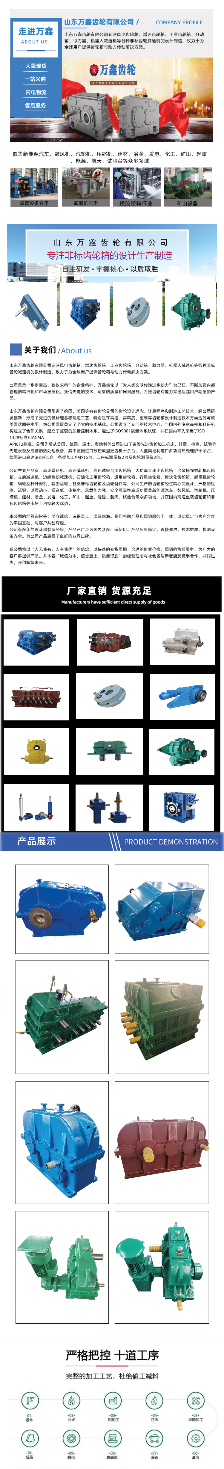 Non standard customization of reducers in the lifting industry Gearbox processing, complete wear-resistant specifications, customized according to needs