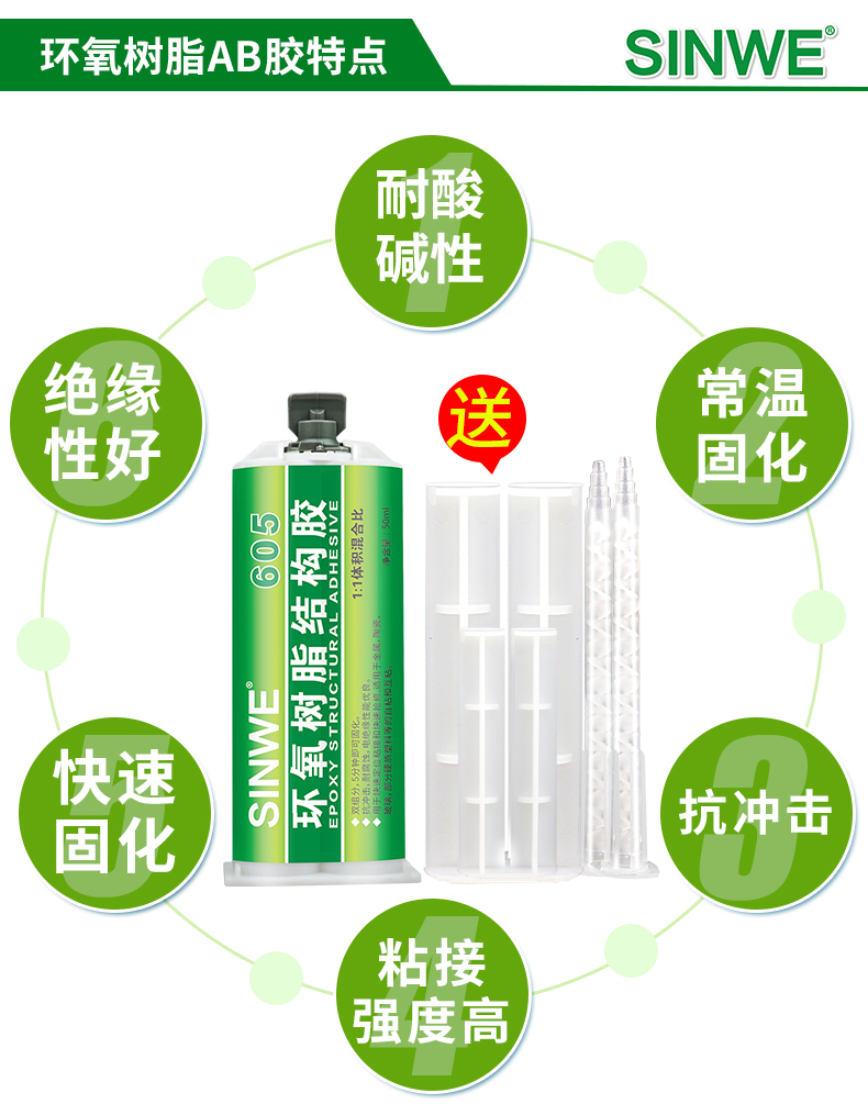 Epoxy resin structural adhesive, transparent adhesive to metal, with high temperature resistance and strong adhesion to wood, is more durable than welding adhesive as a substitute