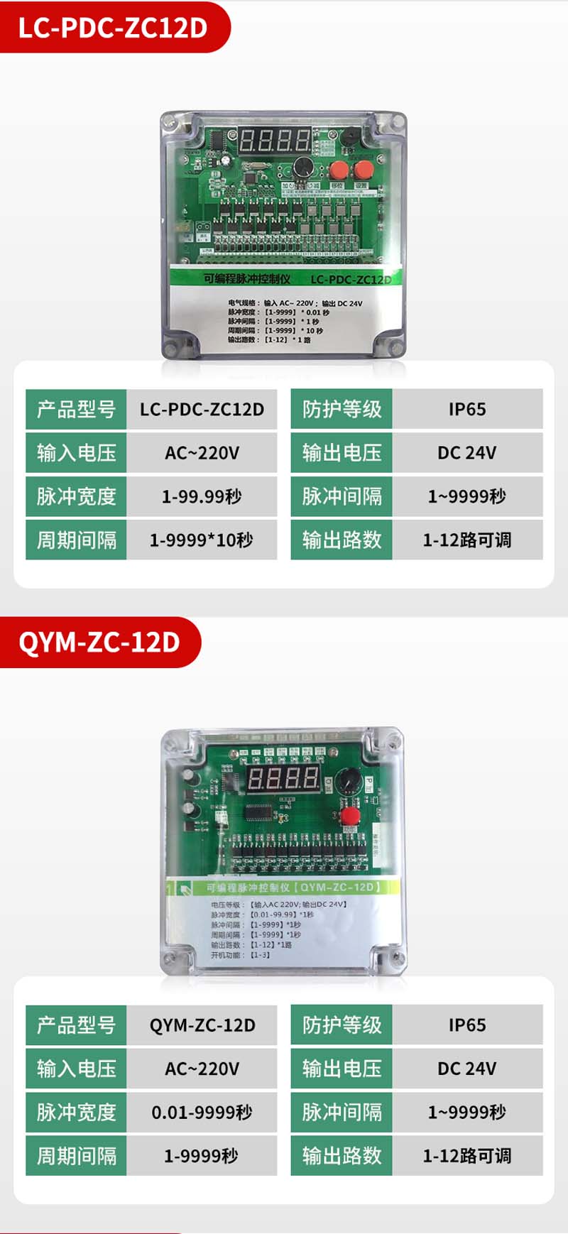 Pulse control instrument engineering plastic shell Xinjunze dust removal equipment model JMDZ202303