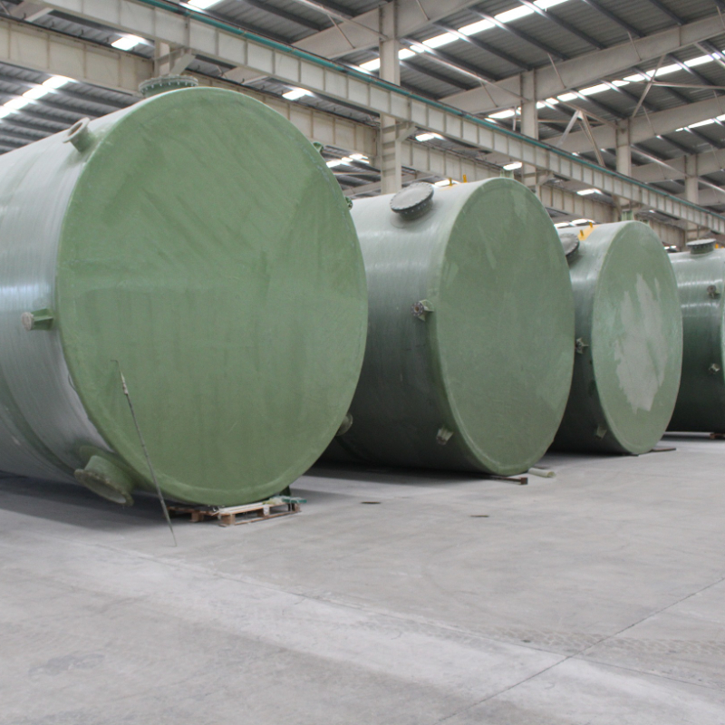 FRP tank wholesale hydrochloric acid tank vertical horizontal nitric acid tank fiberglass chemical tank