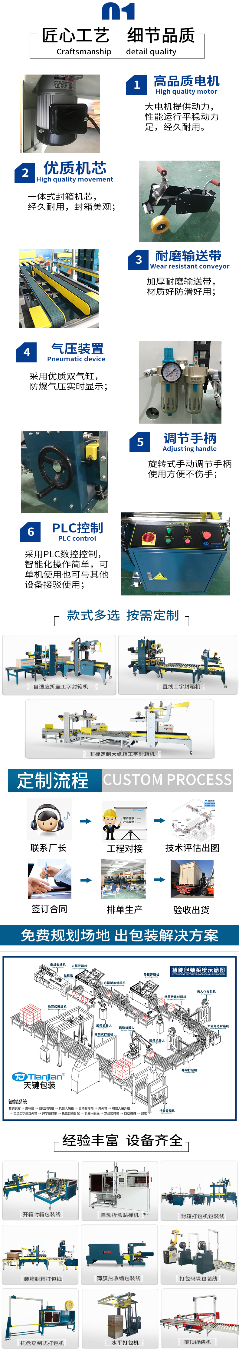 Tianjian I-shaped Automatic Sealing Machine Unpacking Machine Packaging Line Tj-k40/3c/p1 Manufacturer Direct Supply