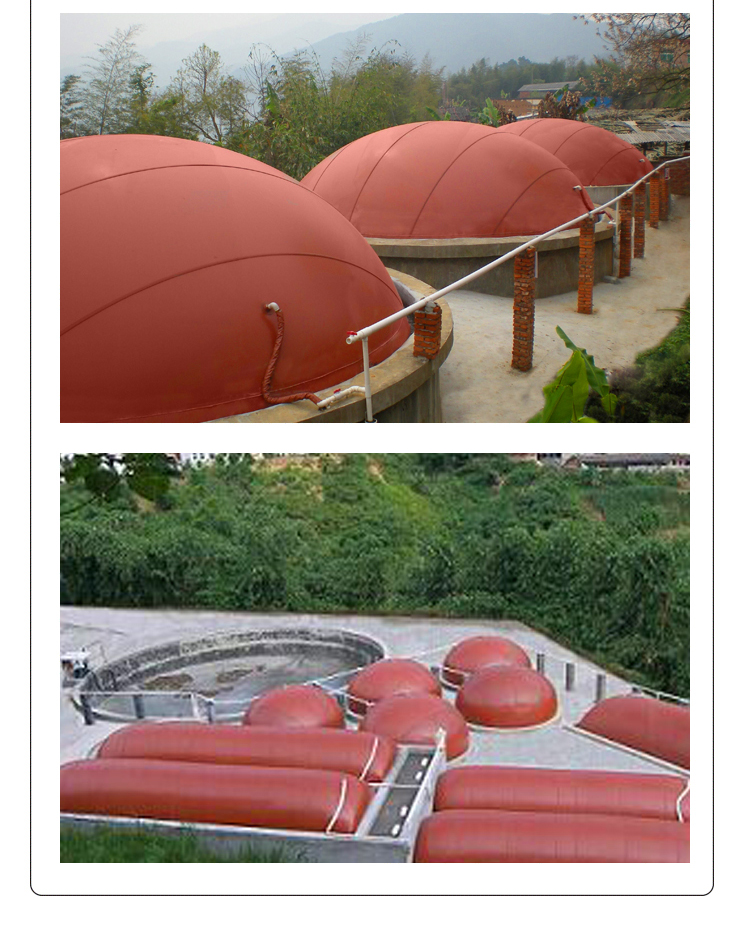 Pig farm, soft biogas tank, breeding farm, Hongshuo wear-resistant, sunscreen, environmentally friendly fermentation tank, red mud biogas bag