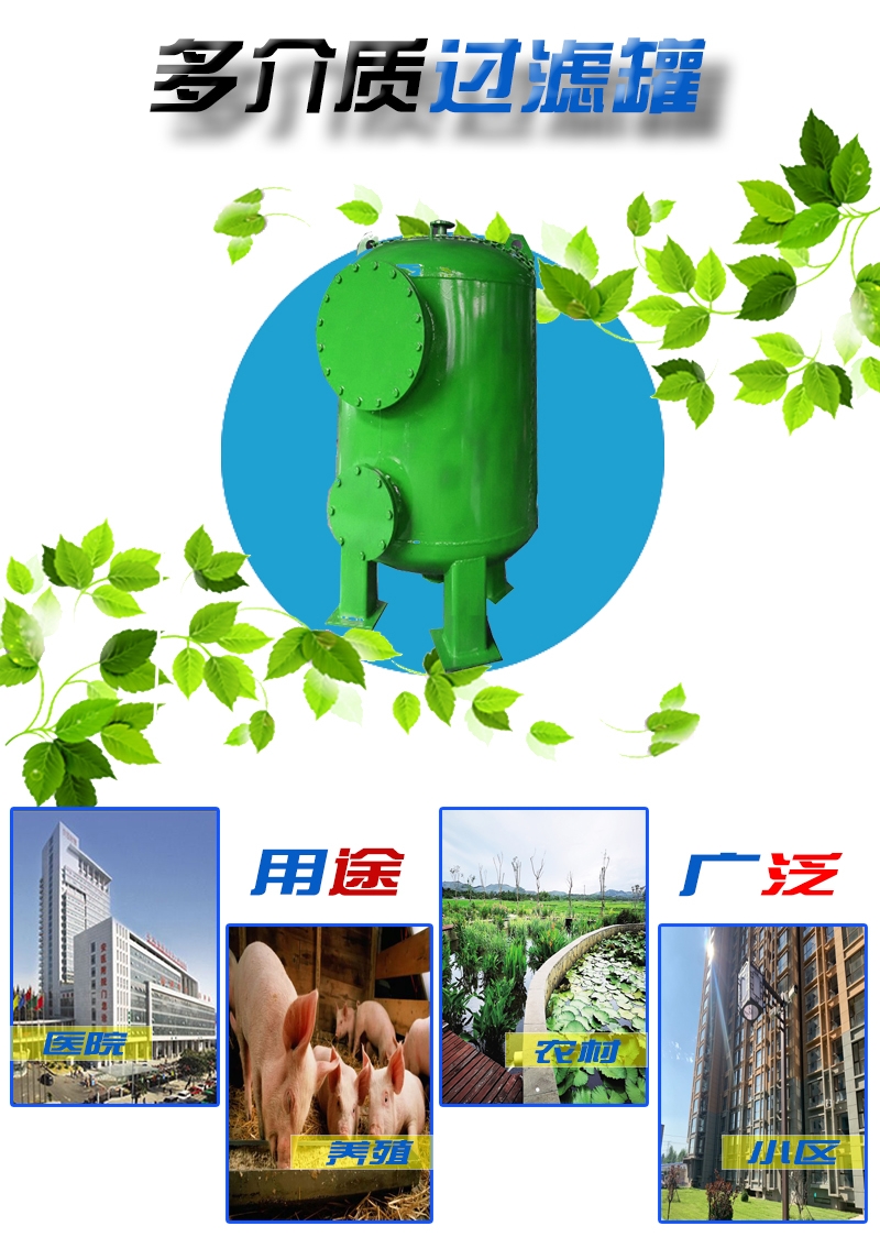 Stainless Steel Filter Tank 201 304 316 Sanitary Drinking Water Filter Storage Tank Hongze Environmental Protection