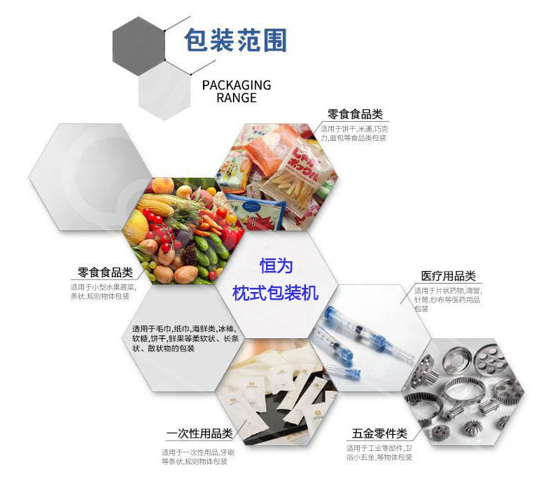 Hengwei HW450 Automatic Disposable Towel Pillow Packaging Machine Servo Film Moving Hotel Supplies Packaging Equipment