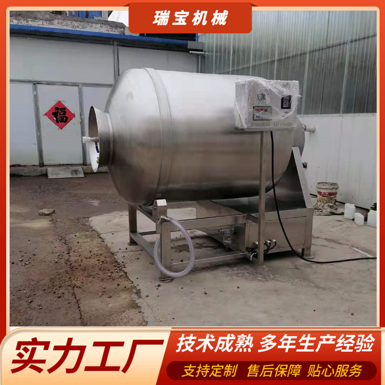 Vacuum rolling and kneading machine, fully automatic meat quick curing and tenderizing equipment, sauce beef rolling and kneading machine, customizable