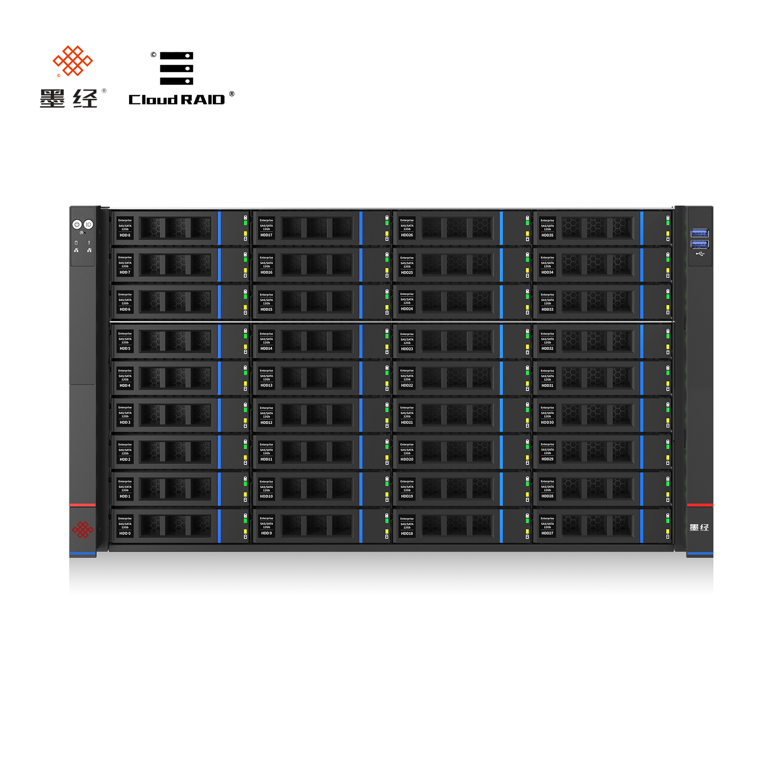 Ink Classic CLOUD RAID6U60 drawer 48 drawer rack mounted universal server chassis 12Gb expansion backplane