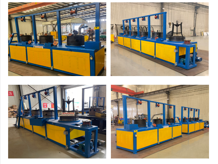 Disc element rolling thread drawing machine Steel reinforcement support network wire drawing machine