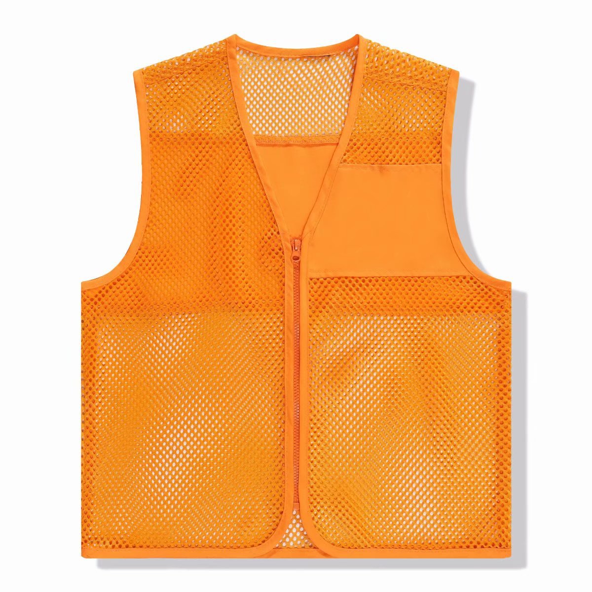 Advertising vest printed logo outdoor volunteer public welfare activities breathable mesh vest vest reflective strip advertising shirt