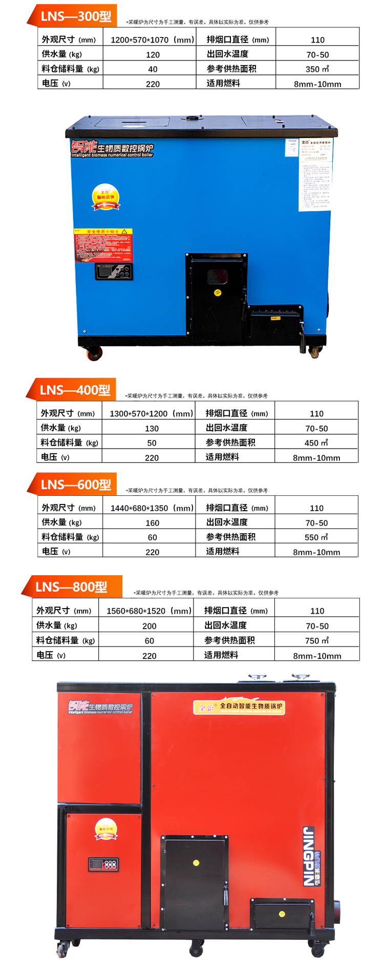 Fully automatic biomass particle heating furnace, radiator, floor heating, water heating furnace, household heating, straw water boiler