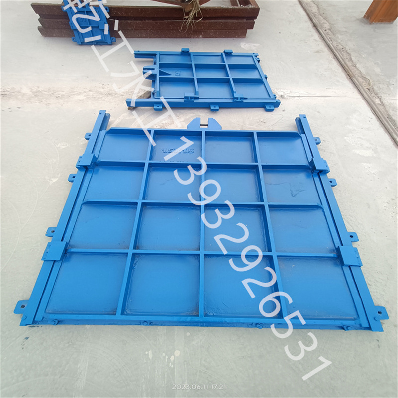 Cast iron gate manufacturers can use copper inlaid cast iron square gates for water conservancy facilities. The special water stop and drainage system for the hoist is available