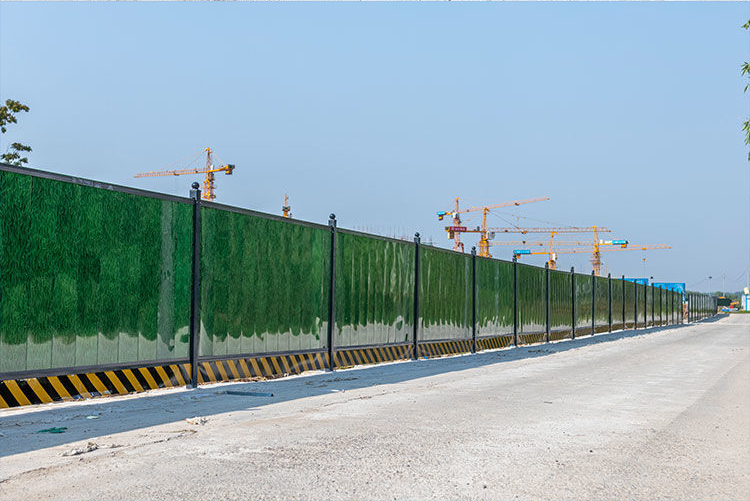 Construction of municipal enclosure with colored steel plates of 3 meters * 2 meters, maintenance of residential areas, construction sites, road construction, etc