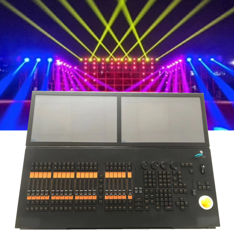 Xuanzhan Factory Develops a New Product: Second Generation Touch Tiger Console, Dual Screen Touch MA Dimmer, Stage Lighting