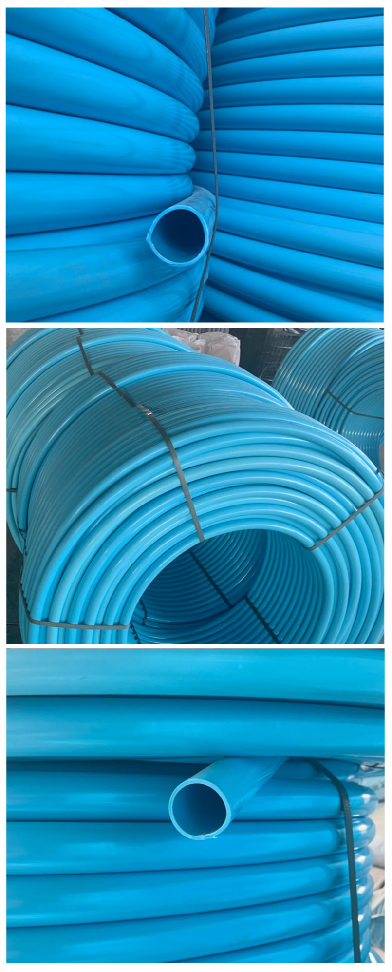 Supply of PE flame-retardant pipes for the same industry as the construction of three color sub pipes PE optical cable protection pipes for convenient construction