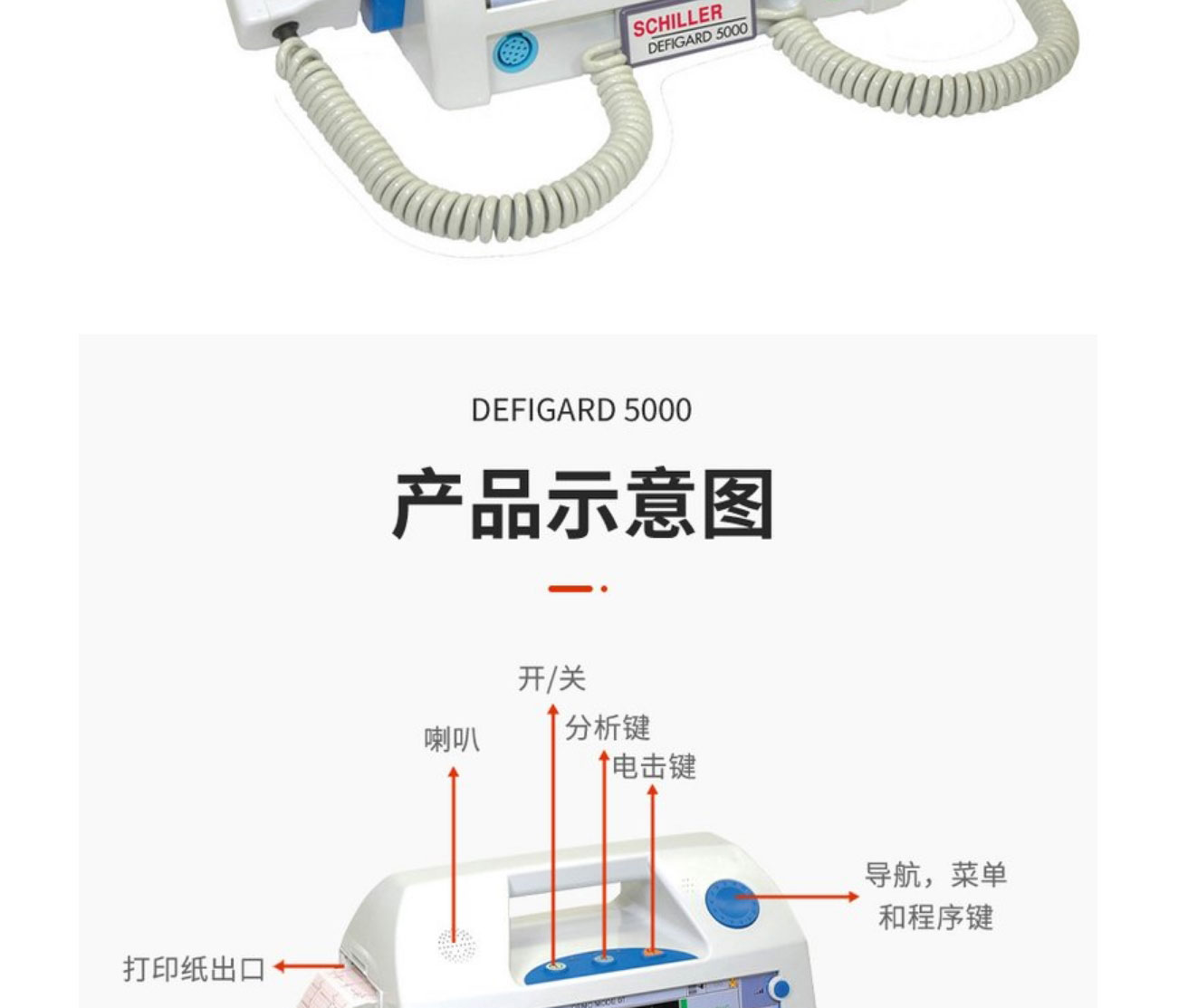 Selected defibrillation monitors, portable defibrillators, fully automatic, directly supplied by manufacturers