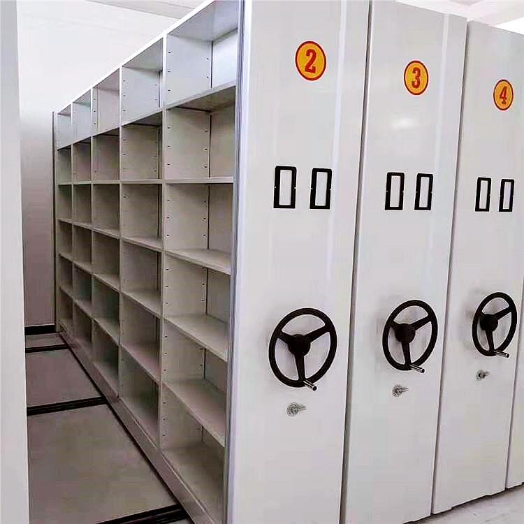 Mobile enclosed dense rack archive storage cabinet Simple operation of dense racks in ordinary steel warehouses