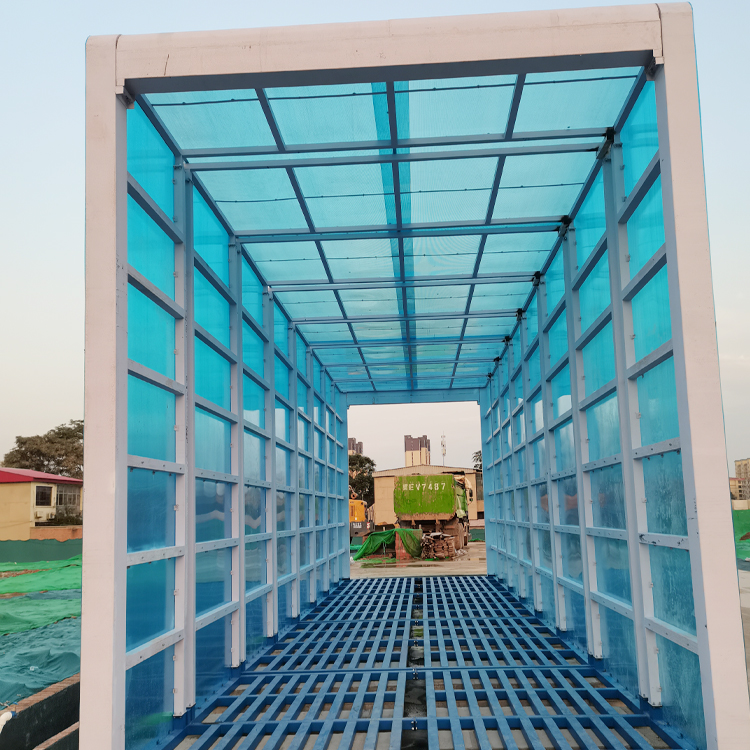 Fully enclosed construction site washing machine, customized vehicle washing, tire washing equipment, suitable for cement stations and commercial concrete stations in the factory area