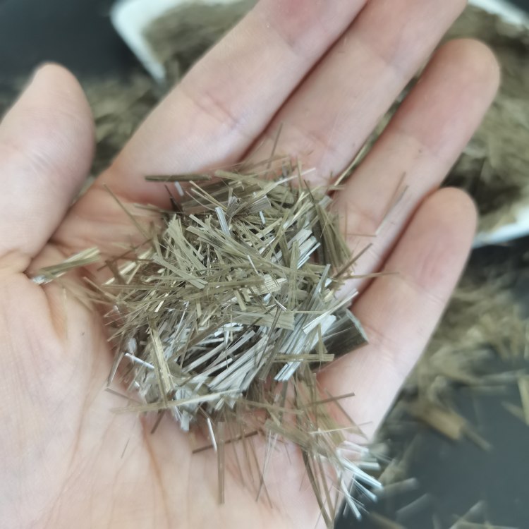 耐磨玄武岩矿物超细纤维 高强沥青路面短切丝 水泥混凝土增强材料
