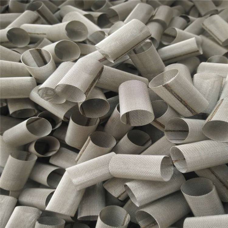 Deep processing of stainless steel wire mesh, mesh tube, mesh tube, woven mesh tube, sand prevention tube, petroleum filtration manufacturer direct sales