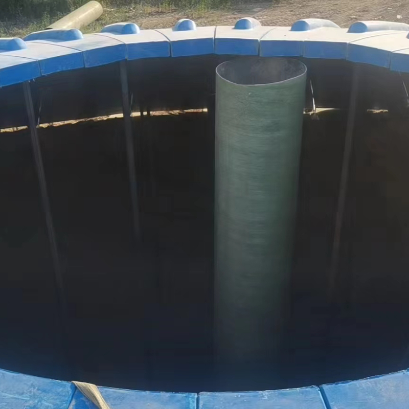 Glass fiber reinforced plastic sewage tank arch cover plate Sewage treatment plant gas gathering hood Large storage tank circular cover plate