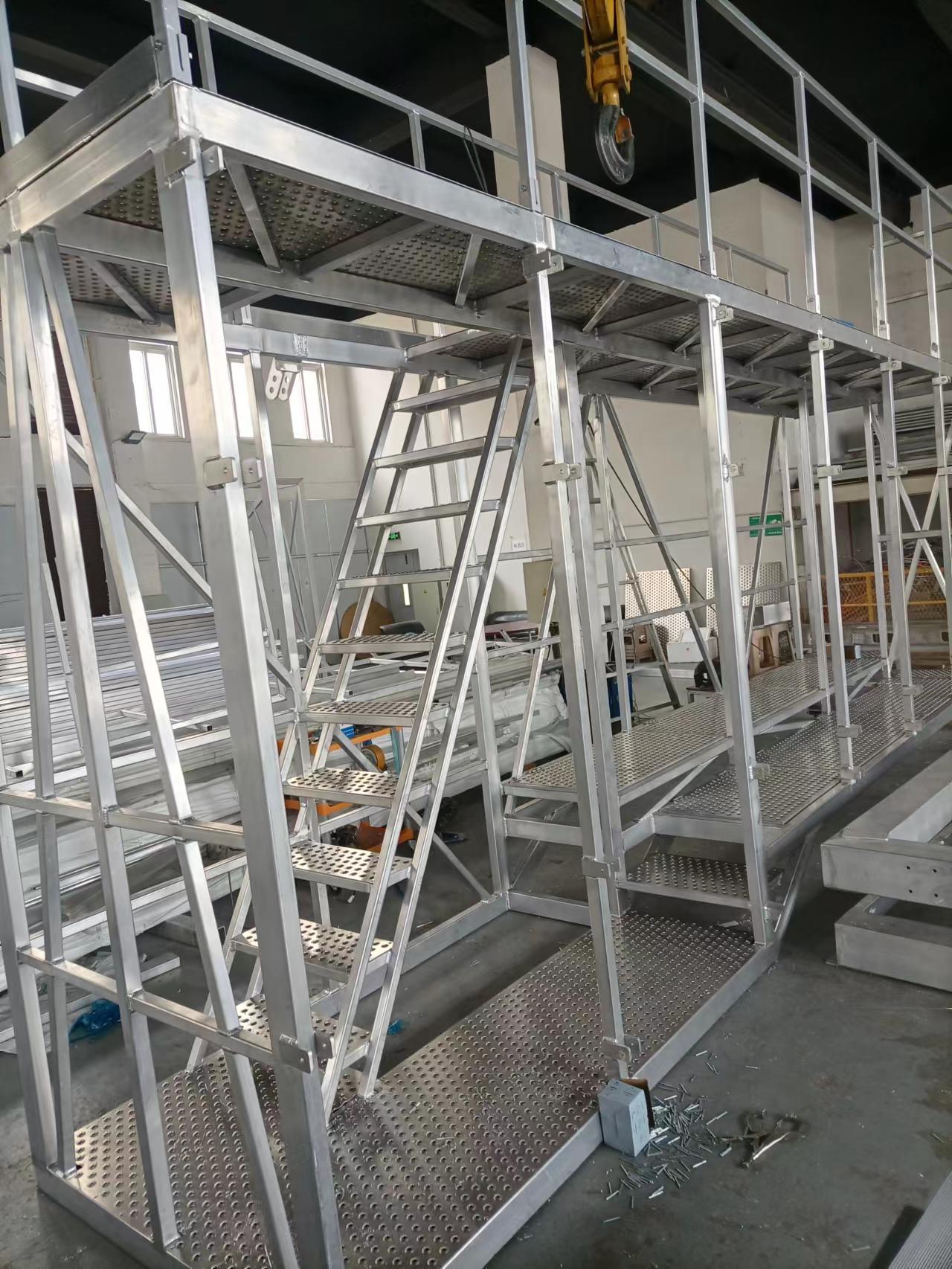 Production and processing manufacturer of aluminum alloy structural parts welding and body maintenance platform