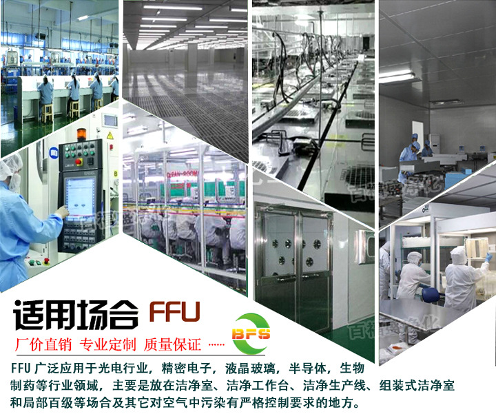 Clean workshop FFU high-efficiency filter purification engineering factory produces industrial air purifier units