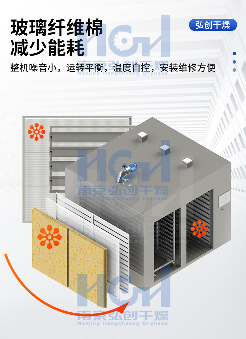 High temperature industrial oven, temperature resistant to 300 degrees Celsius, electric heating, uniform temperature control, rubber sealing ring