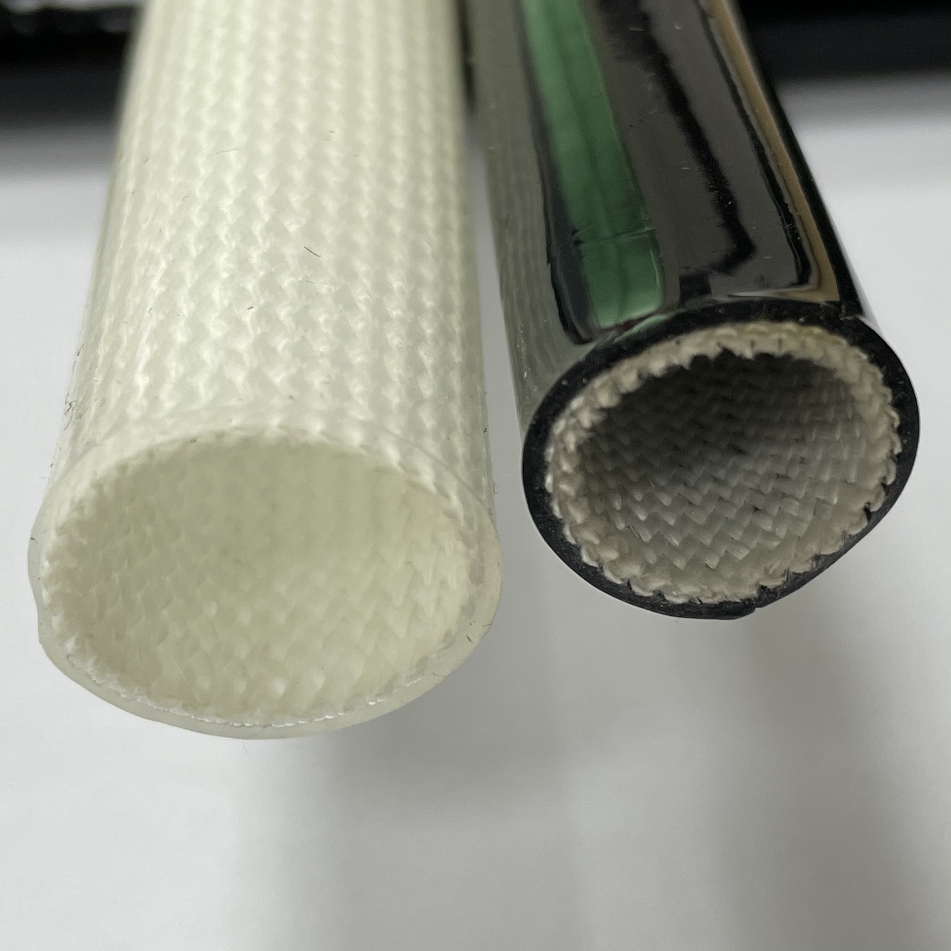 Wholesale insulation materials from manufacturers: fireproof, heat-resistant, 250 ℃, H-grade glass fiber sleeve 5mm white