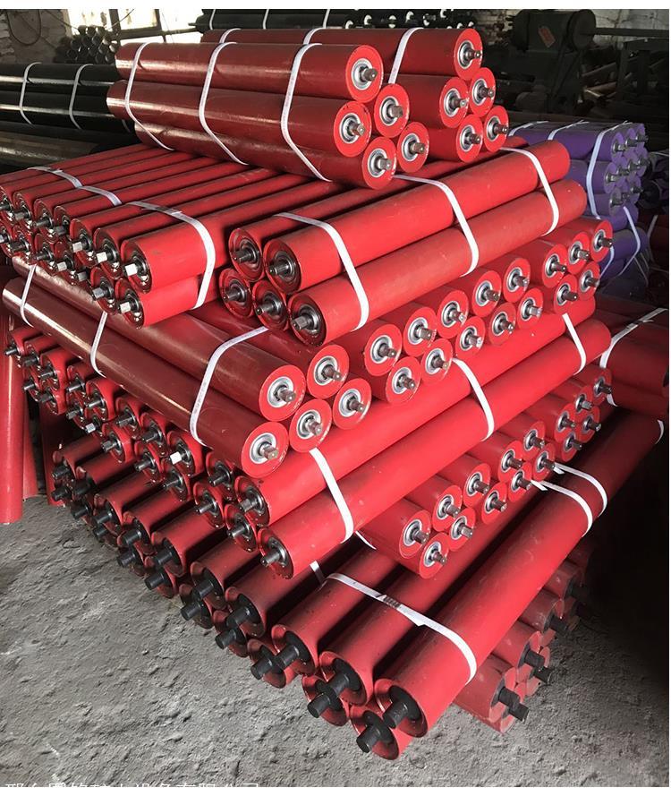 Yuanming Supply Conveyor Roller Stable Triple Roller Sealed Polymer Nylon Roller