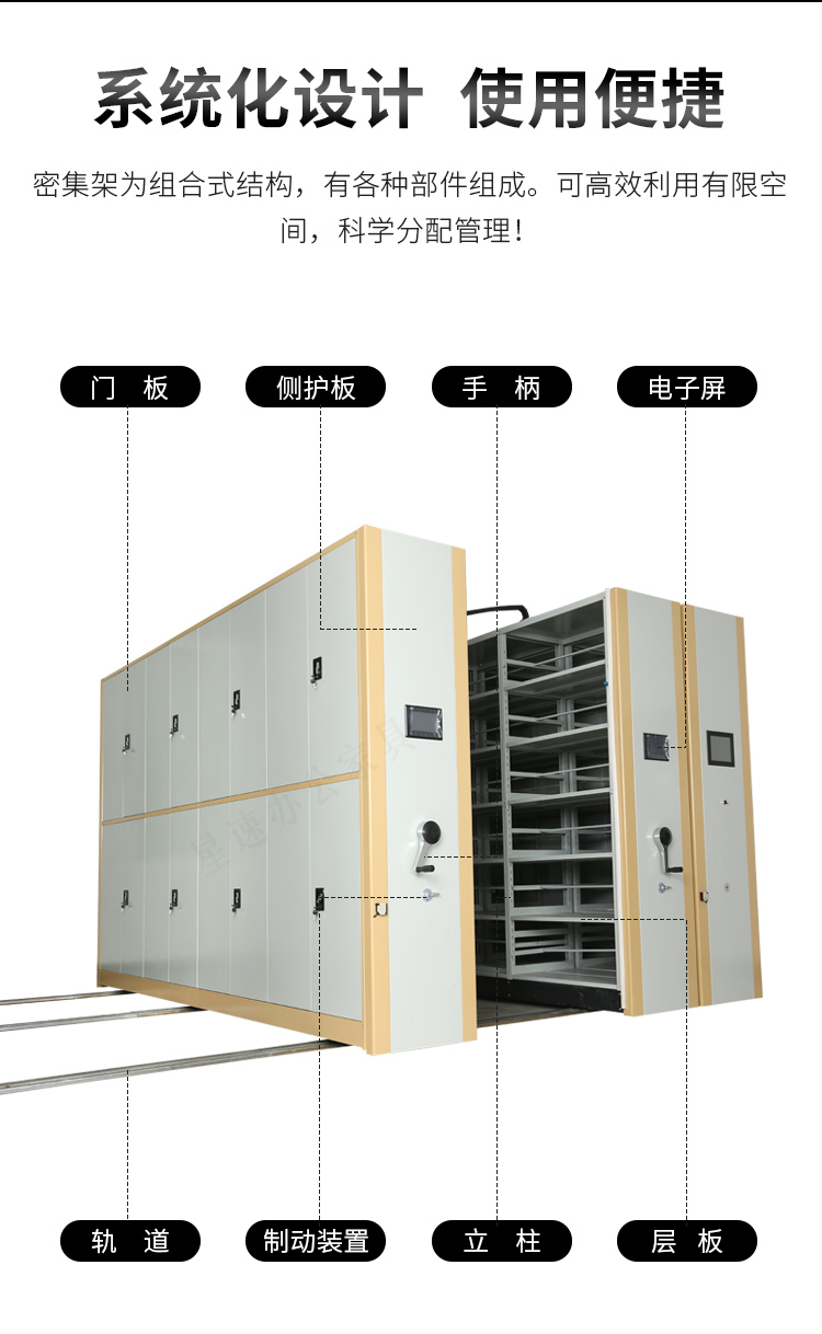 Archives Electric Intelligent Mobile Dense Shelf Dense Cabinet Office File Cabinet Hand Operated Track Mobile Shelf