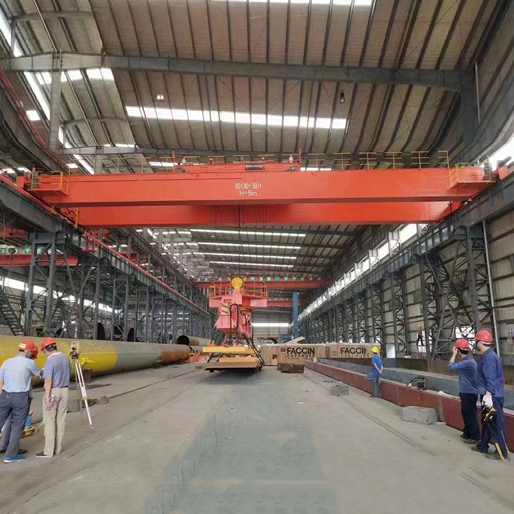 Double beam bridge crane explosion-proof electric 10 ton 20 ton 32 ton QD crane aerial crane