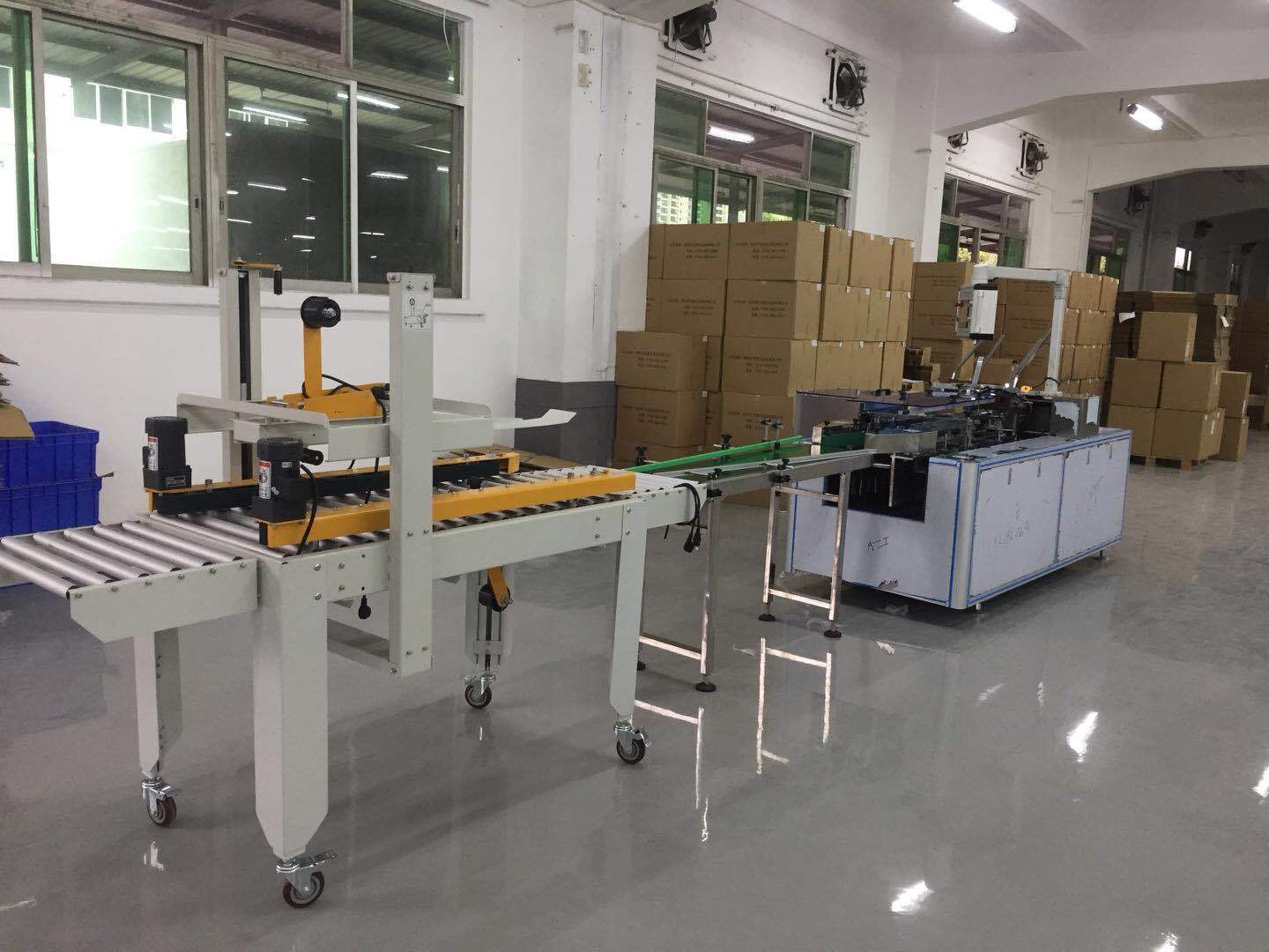 Carton loading machine, multifunctional unpacking machine, drop type packing machine, Rongyu packaging machinery quality assurance