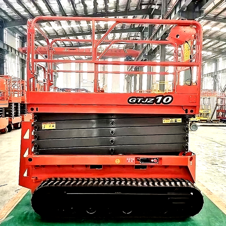 High altitude work vehicle fully self-propelled lift, 4m, 6m, 8m scissor fork type lifting platform hydraulic pressure