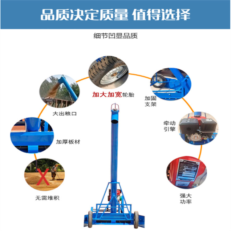 Thickening spiral feeding machine, twisting dragon automatic conveyor, Ruibo particle sawdust elevator