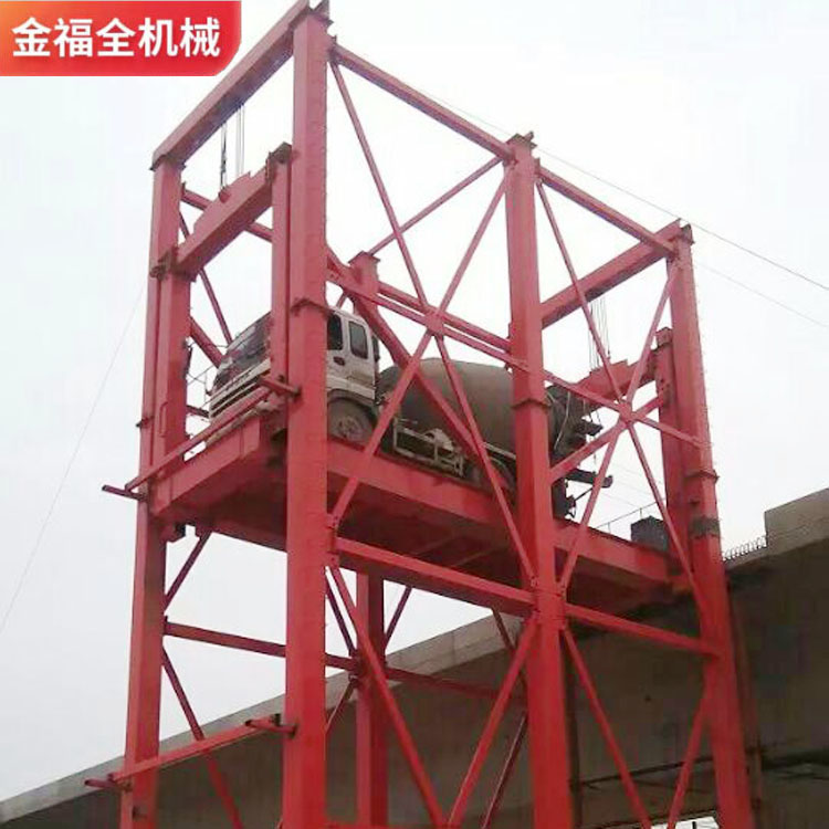 Large tonnage hydraulic lift cargo elevator with a load capacity of 10/20/30 tons, simple elevator loading and unloading platform