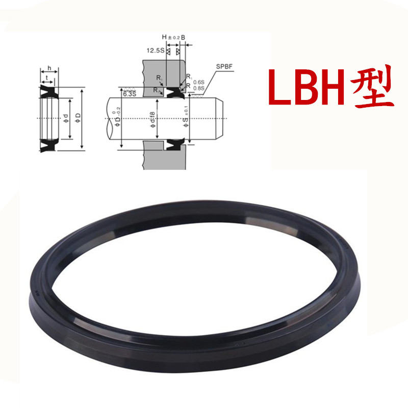 NOK oil seal, LBH dust seal, cylinder, high-temperature resistant fluororubber dust seal, sealing ring wholesale